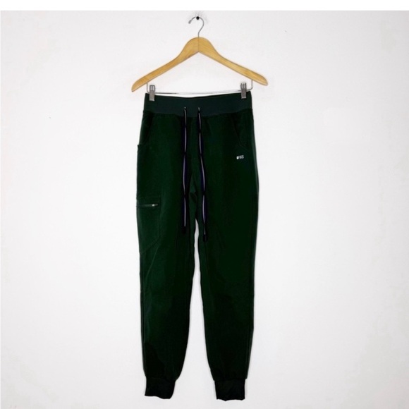 Figs British Racing Green Slim Jogger Pants - Picture 3 of 3